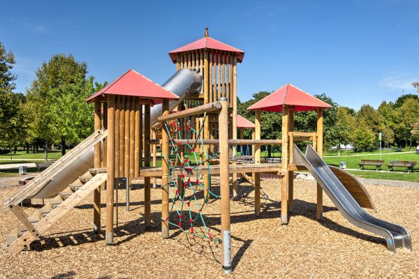 Playground Mulch Installation in Alpharetta