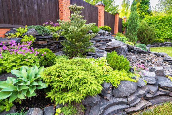 Stone Garden Installation in Alpharetta